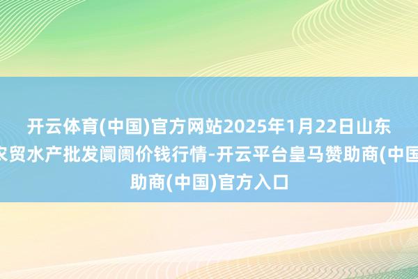 开云体育(中国)官方网站2025年1月22日山东德州黑马农贸水产批发阛阓价钱行情-开云平台皇马赞助商(中国)官方入口